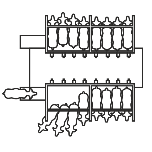Доильные залы. Комплектующие и запчасти